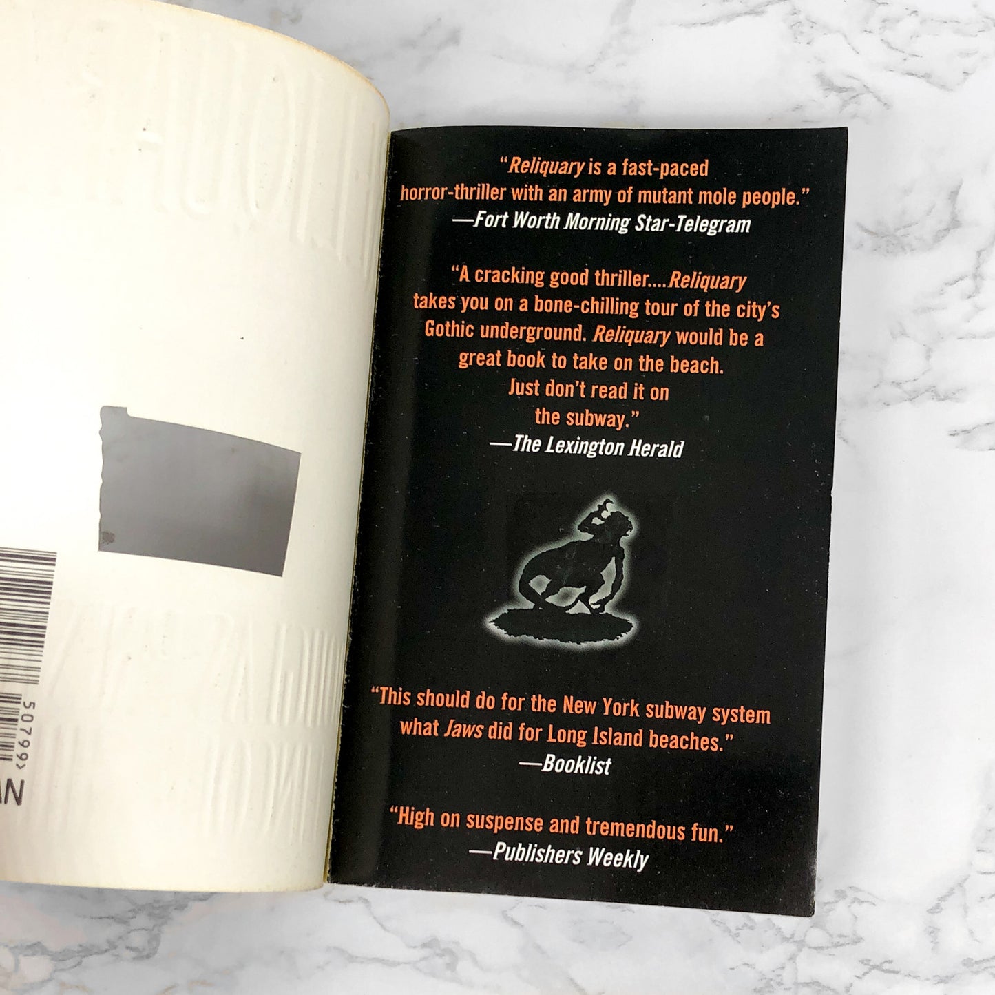 Reliquary by Douglas Preston & Lincoln Child [FIRST PAPERBACK PRINTING] 1998