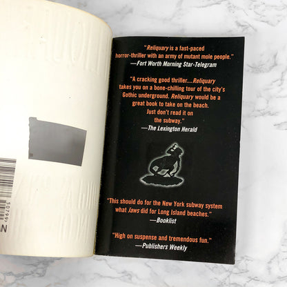 Reliquary by Douglas Preston & Lincoln Child [FIRST PAPERBACK PRINTING] 1998