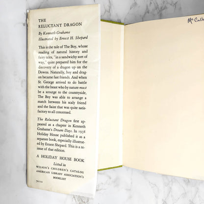 The Reluctant Dragon by Kenneth Grahame & Ernest H. Shepard [FIRST EDITION] 1938