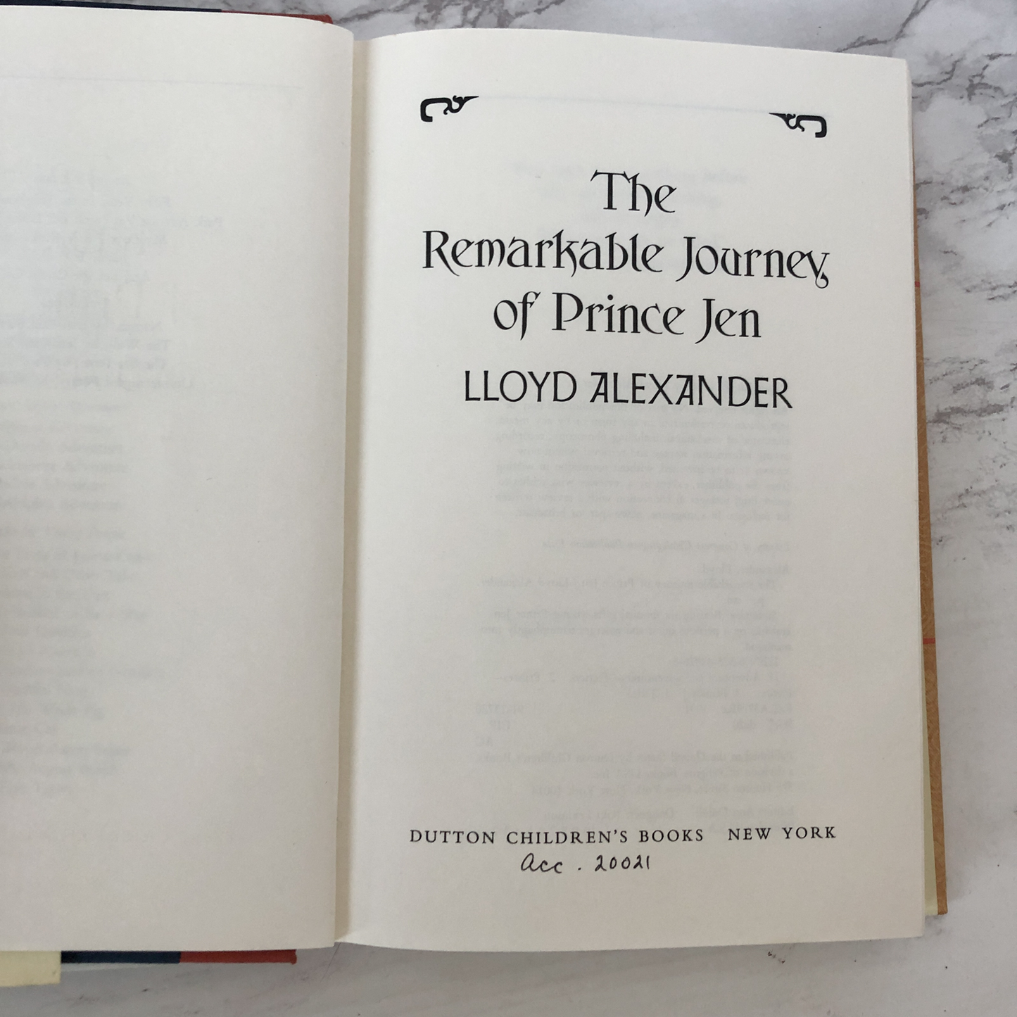 The Remarkable Journey of Prince Jen by Lloyd Alexander [FIRST EDITION] - Bookshop Apocalypse