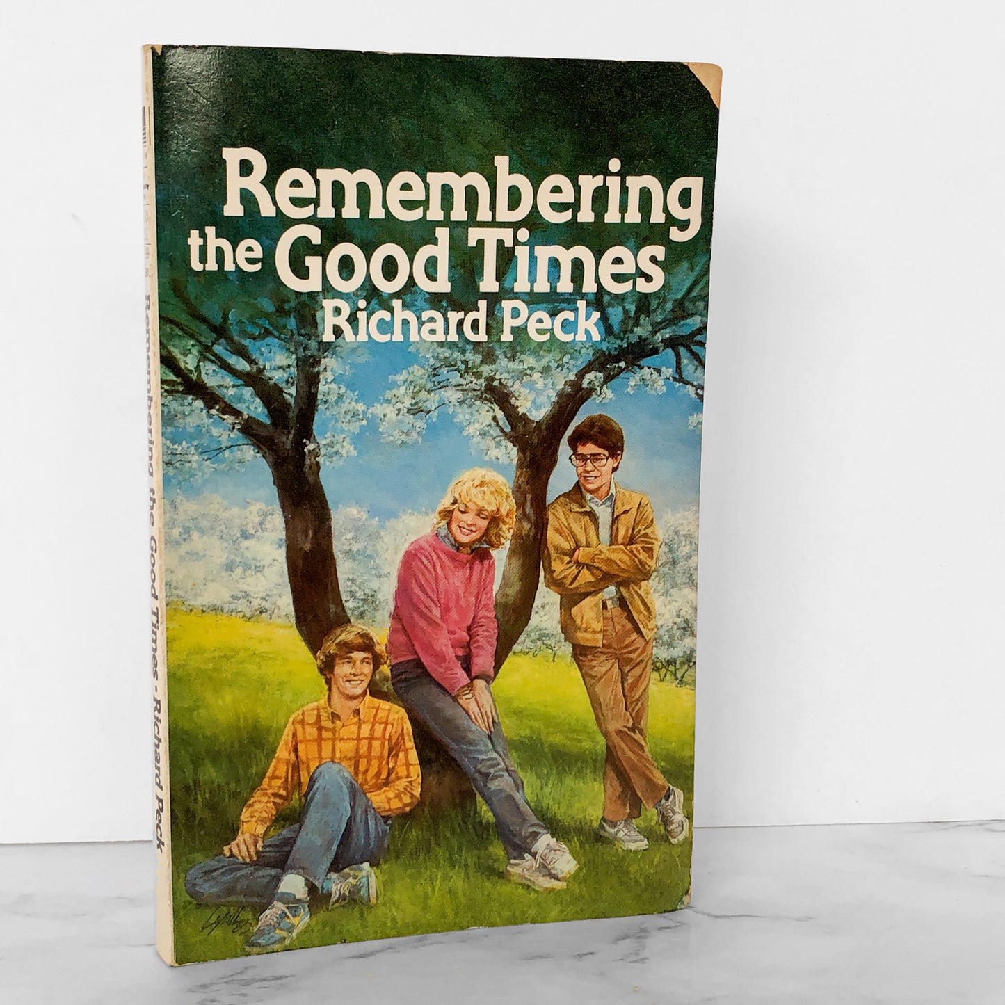 Remembering the Good Times by Richard Peck SIGNED! [FIRST EDITION PAPERBACK] 1986