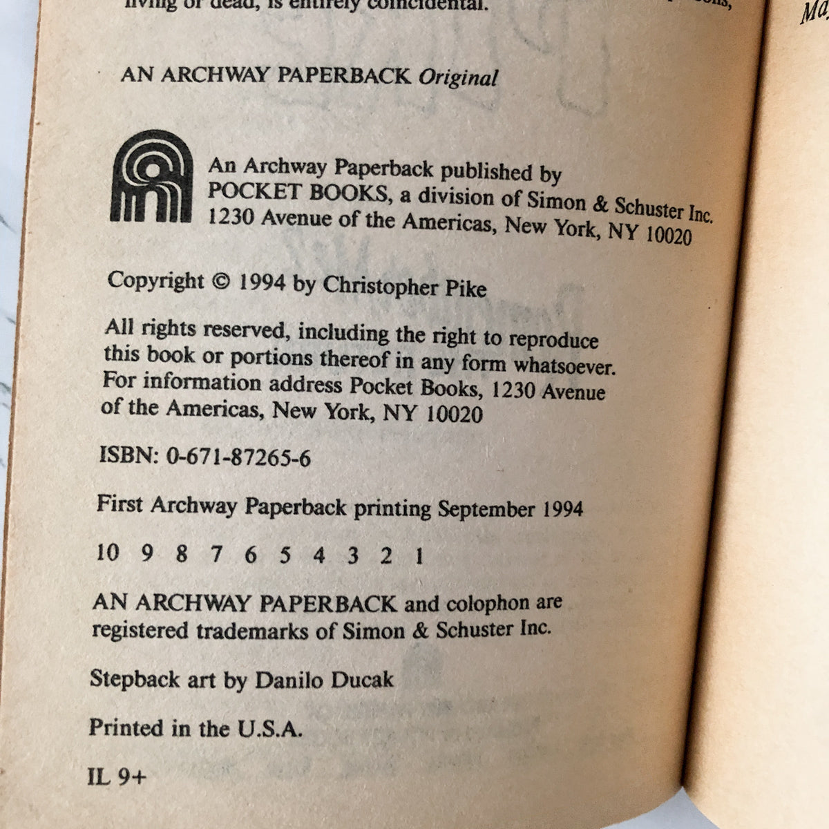 Remember Me 2: The Return by Christopher Pike [1994 PAPERBACK] - Bookshop Apocalypse