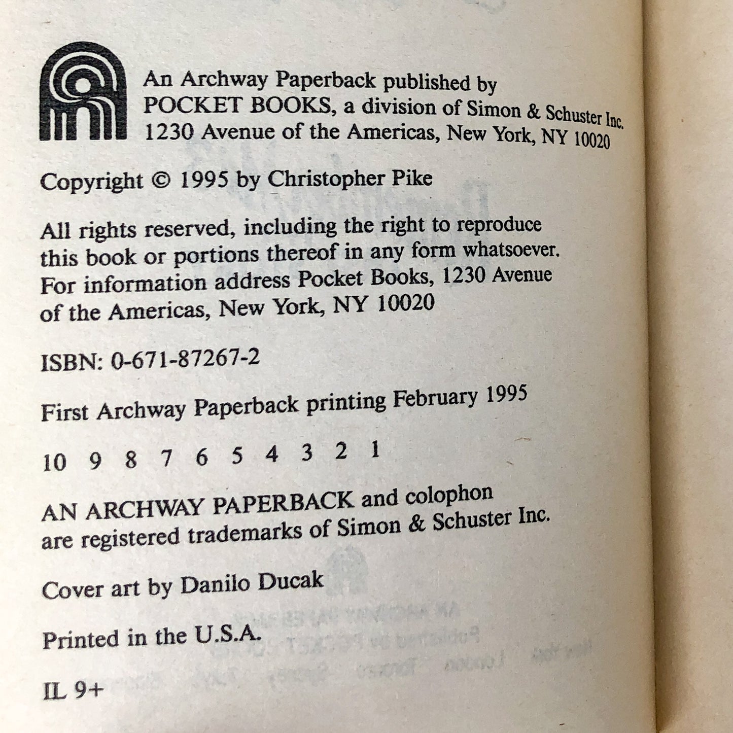 Remember Me 3: The Last Story by Christopher Pike [FIRST EDITION / FIRST PRINTING] 1995