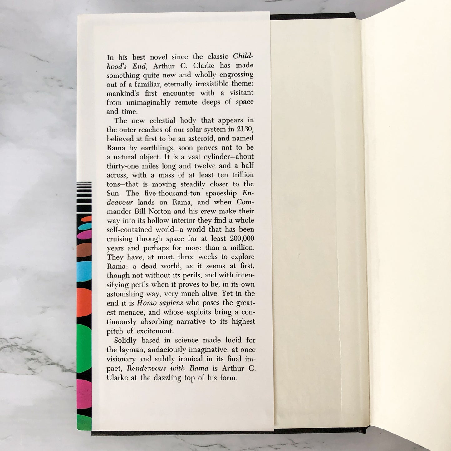 Rendezvous with Rama by Arthur C. Clarke [BOOK CLUB EDITION / 1973]