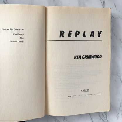 Replay by Ken Grimwood [TRADE PAPERBACK / 2002] - Bookshop Apocalypse
