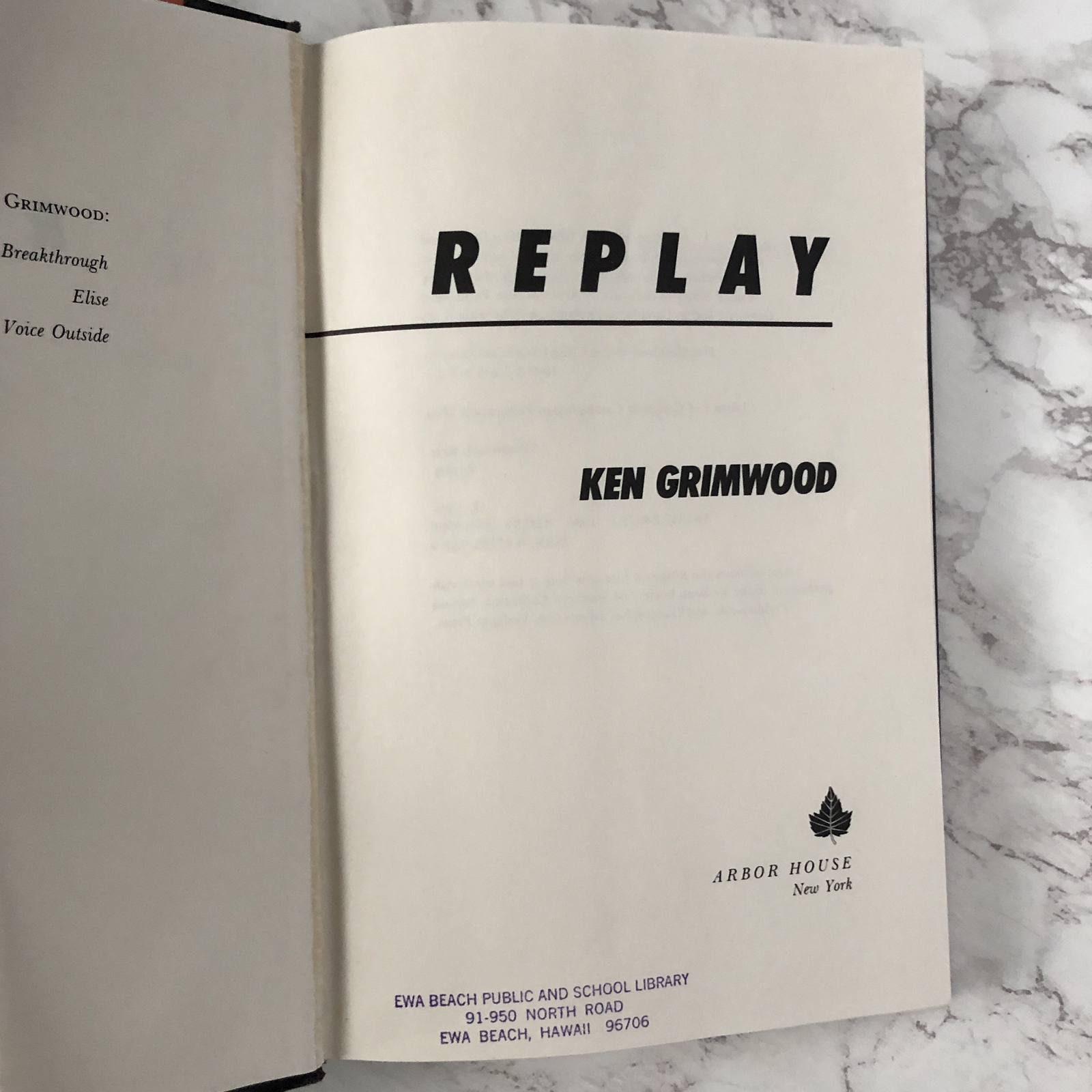 Replay by Ken Grimwood [FIRST EDITION] - Bookshop Apocalypse