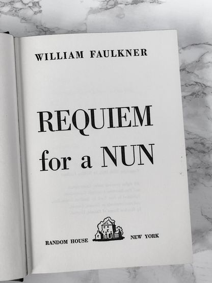 Requiem For a Nun by William Faulkner [SECOND EDITION] - Bookshop Apocalypse
