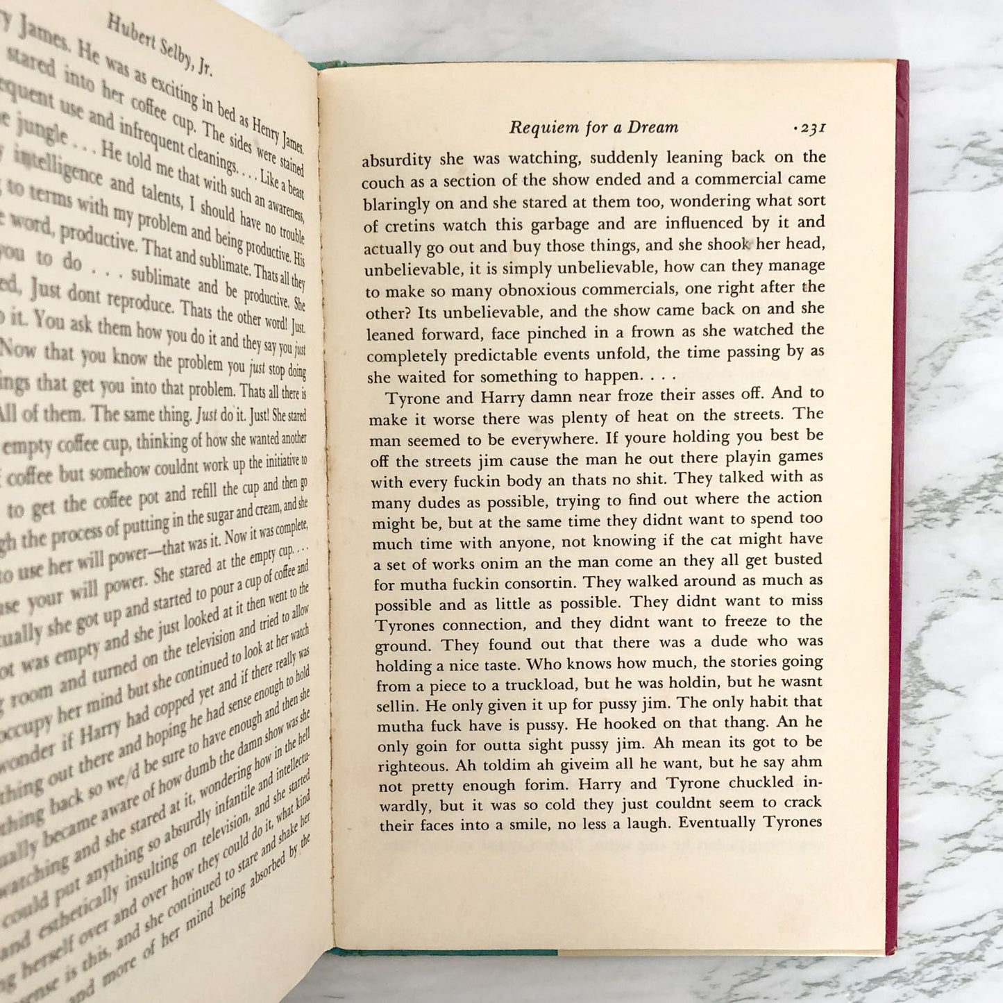 Requiem For a Dream by Hubert Selby Jr. [U.K. FIRST EDITION / 1979] Marion Boyars