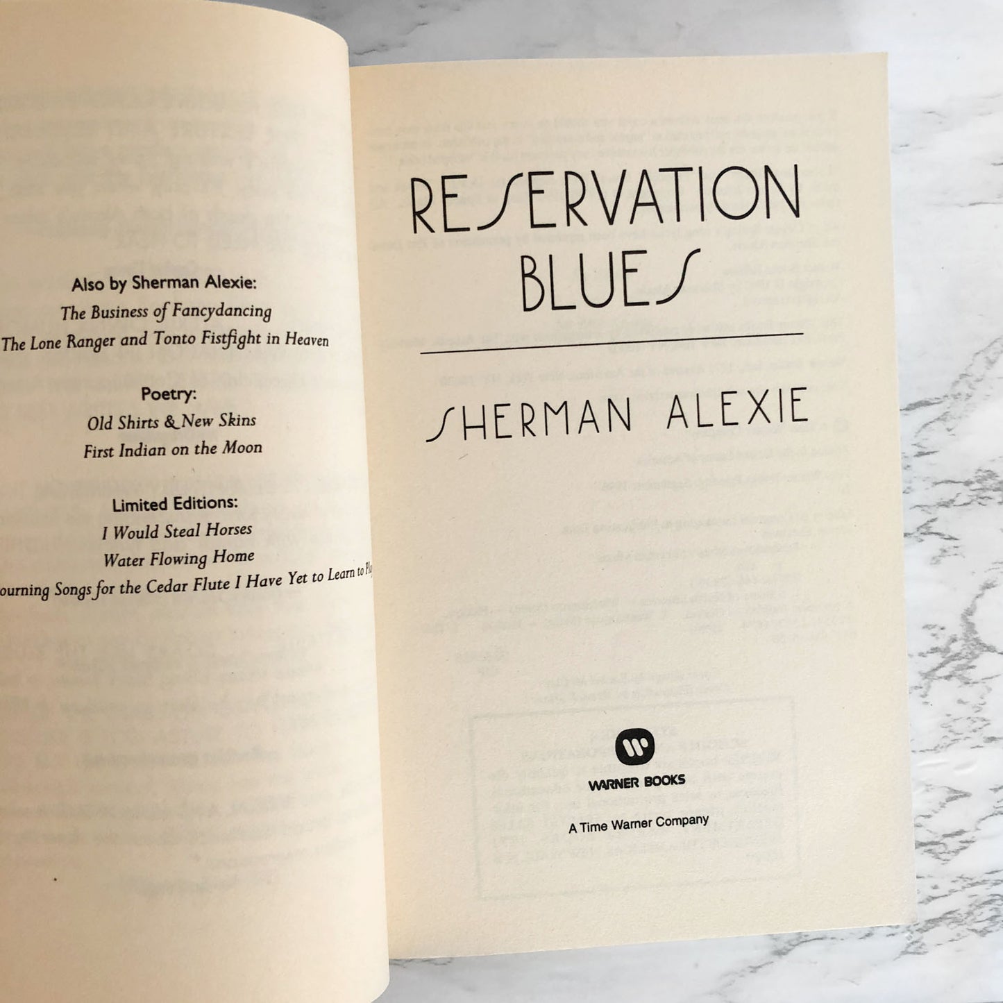 Reservation Blues by Sherman Alexie [TRADE PAPERBACK / 1996]