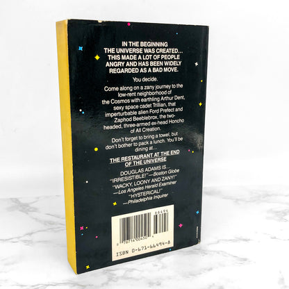 The Restaurant at the End of the Universe by Douglas Adams [FIRST PAPERBACK EDITION] 1982