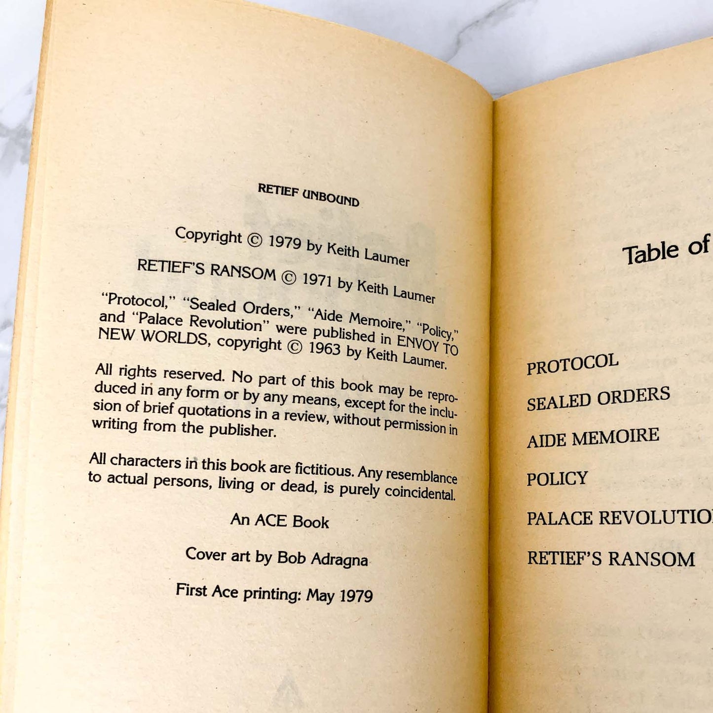 Retief Unbound by Keith Laumer [FIRST EDITION • FIRST PRINTING] 1979 • Ace