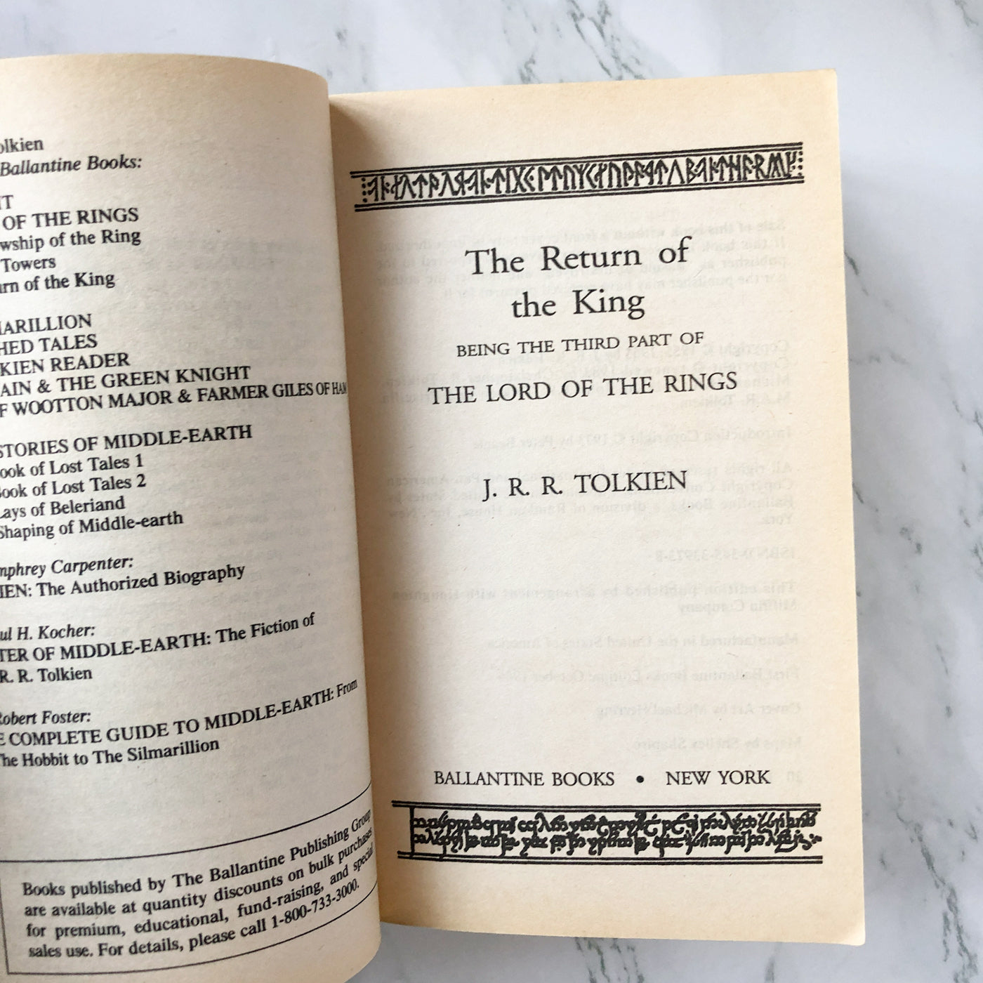 The Return of the King by J.R.R. Tolkien [1983 PAPERBACK] Lord of the Rings #3
