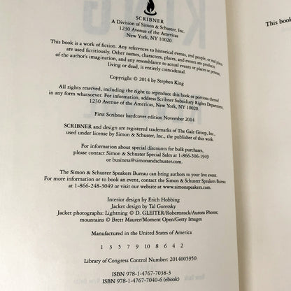 Revival by Stephen King [FIRST EDITION / FIRST PRINTING] 2014