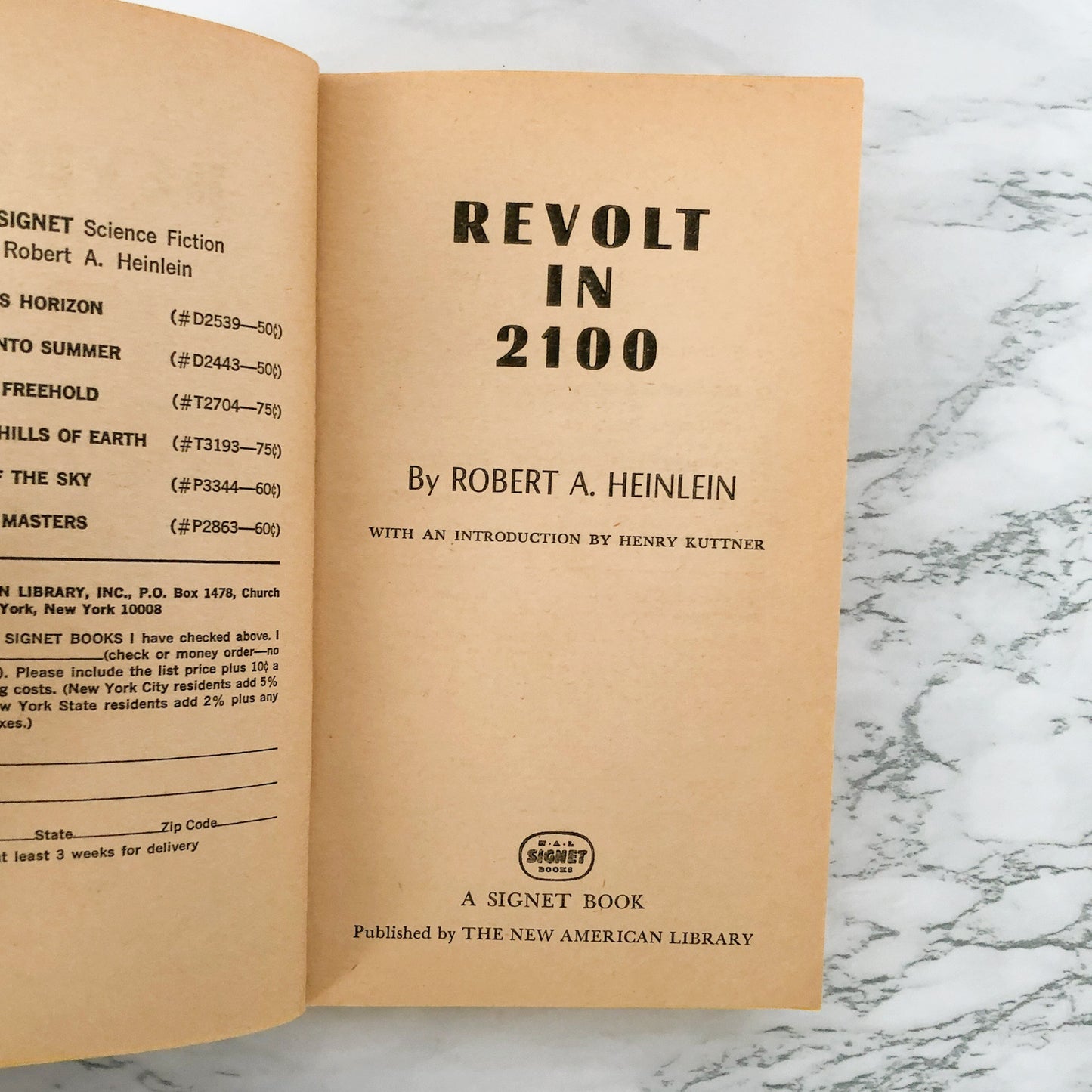 Revolt in 2100 by Robert A. Heinlein [1953 PAPERBACK]