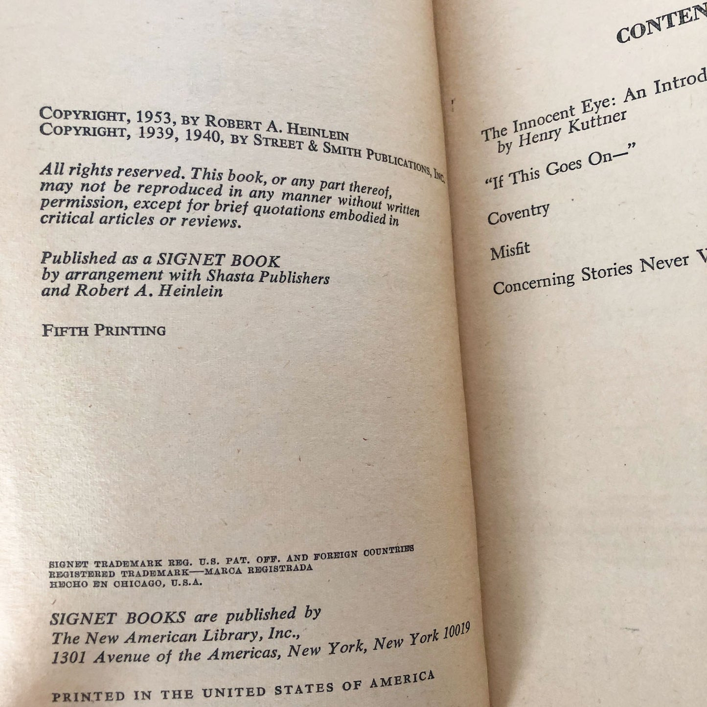 Revolt in 2100 by Robert A. Heinlein [1953 PAPERBACK]