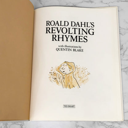 Revolting Rhymes by Roald Dahl [U.K. HARDCOVER] 1998 • Ted Smart
