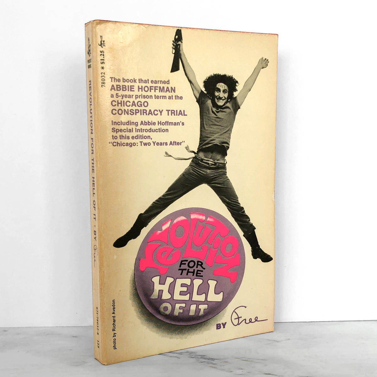 Revolution for the Hell of It by Abbie Hoffman & Harvey Wasserman [VINTAGE PAPERBACK / 1970]
