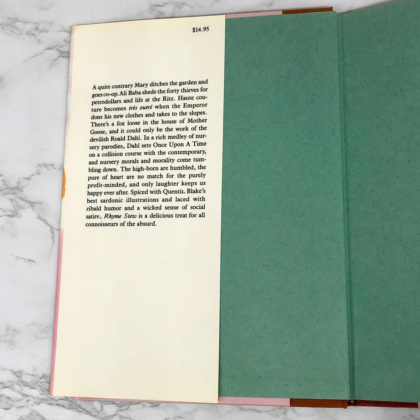 Rhyme Stew by Roald Dahl [FIRST EDITION / FIRST PRINTING] 1990