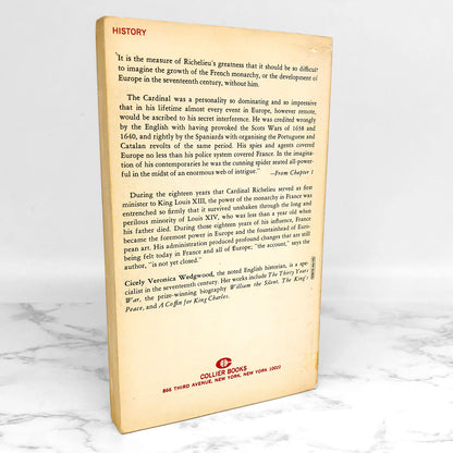 Richelieu and the French Monarchy by C.V. Wedgwood [FIRST PAPERBACK EDITION] 1967 • Collier