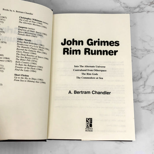 John Grimes: Rim Runner by A. Bertram Chandler [SFBC HARDCOVER OMNIBUS] 2004