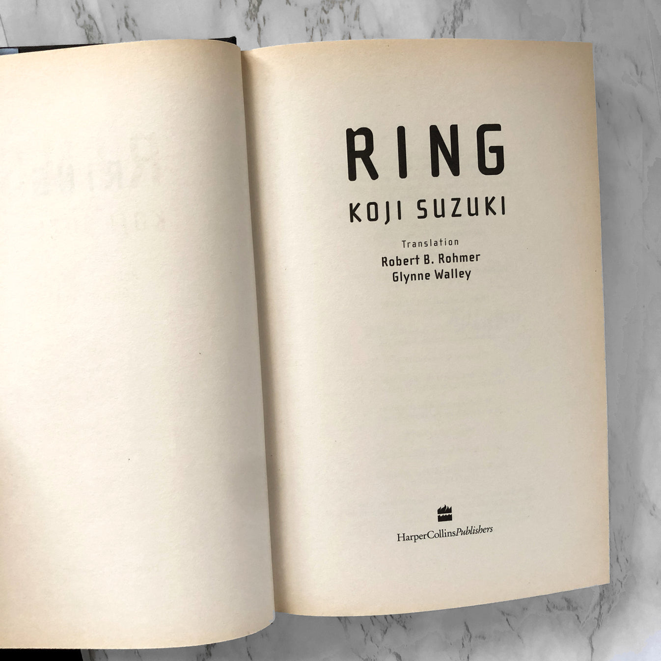 Ring By Koji Suzuki U K FIRST EDITION 2004 HarperCollins ring-by-koji-suzuki-u-k-first-edition-2004-harpercollins