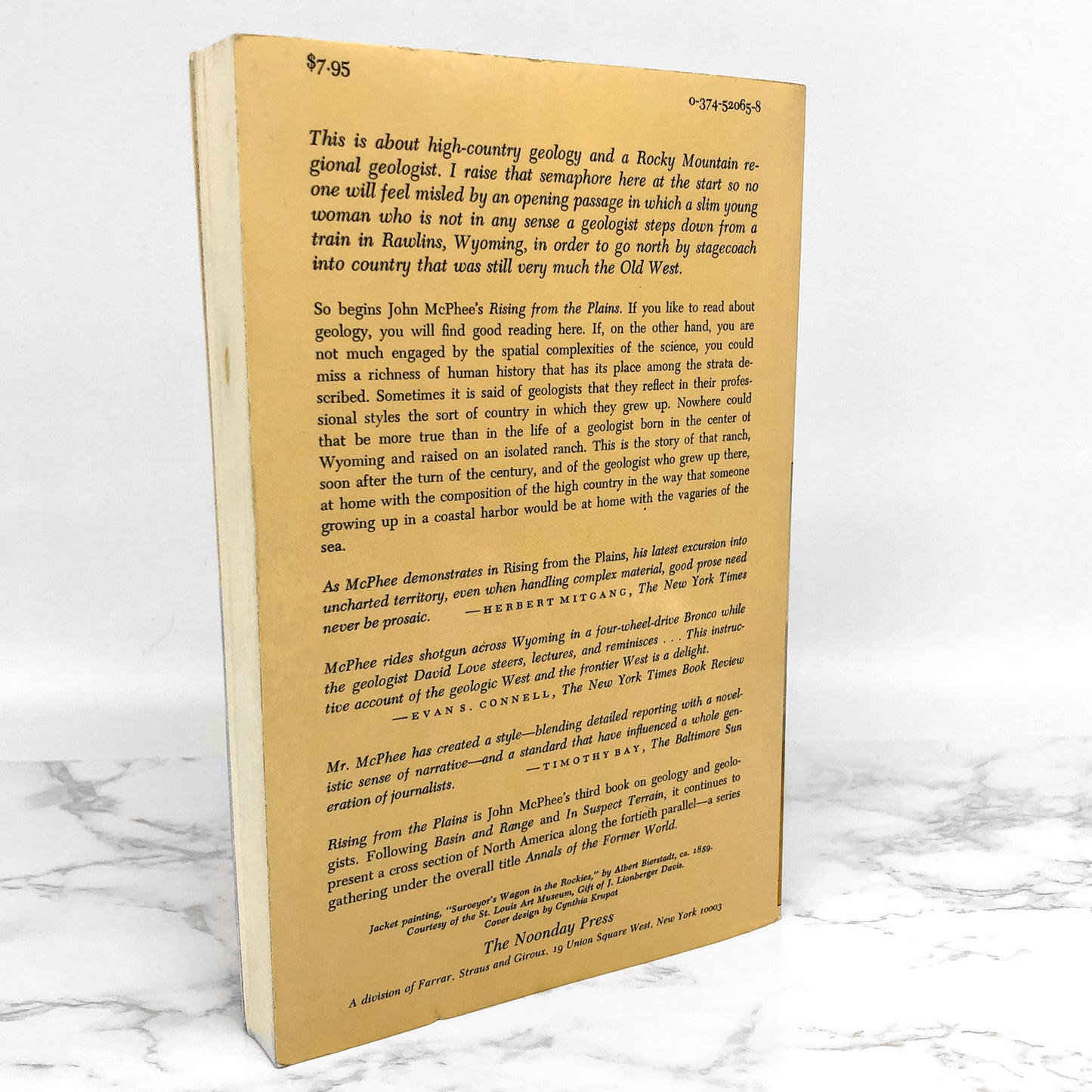 Rising From the Plains by John McPhee [FIRST EDITION PAPERBACK]