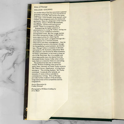 Rites of Passage by William Golding [U.K. FIRST EDITION] 1980