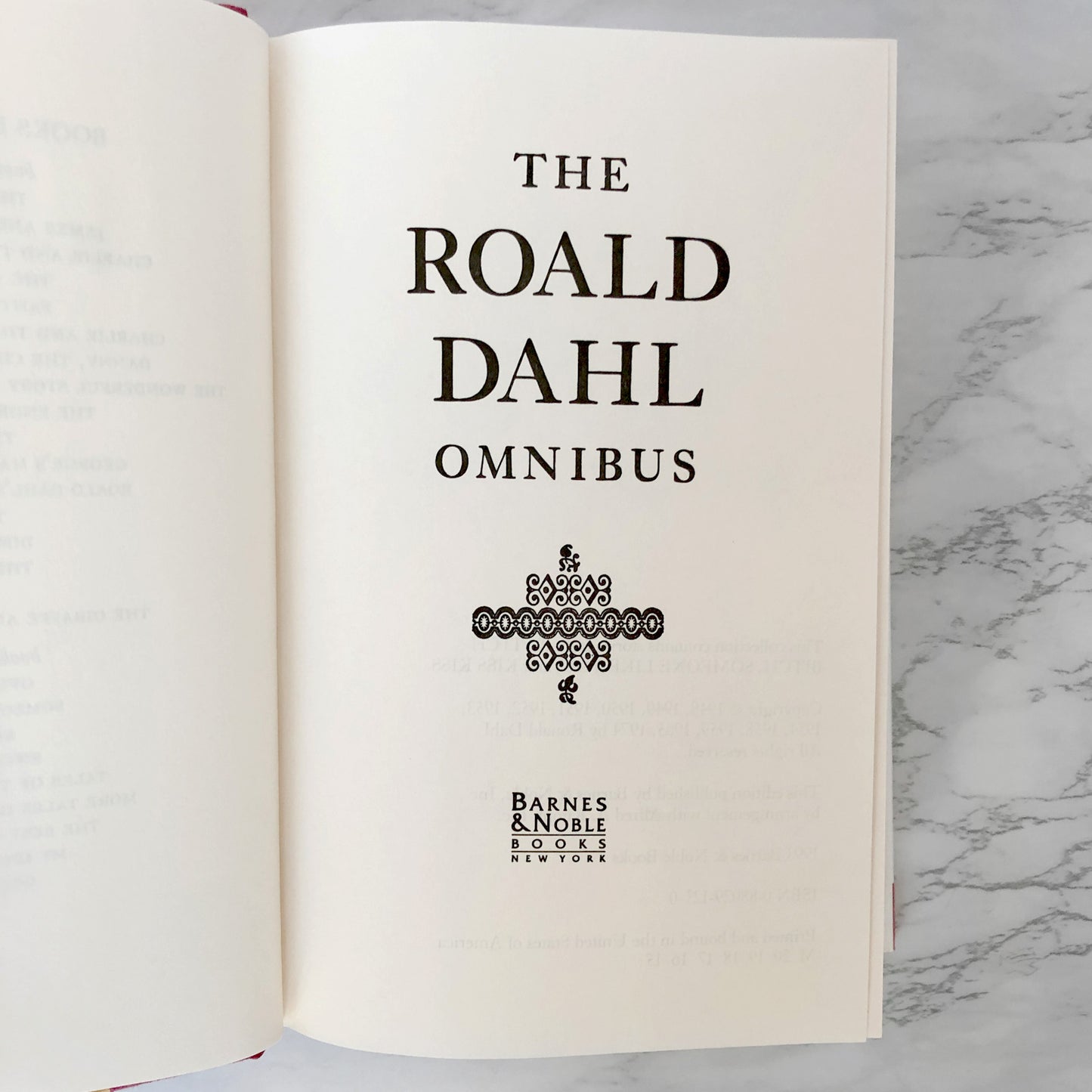 The Roald Dahl Omnibus [1993 HARDCOVER]