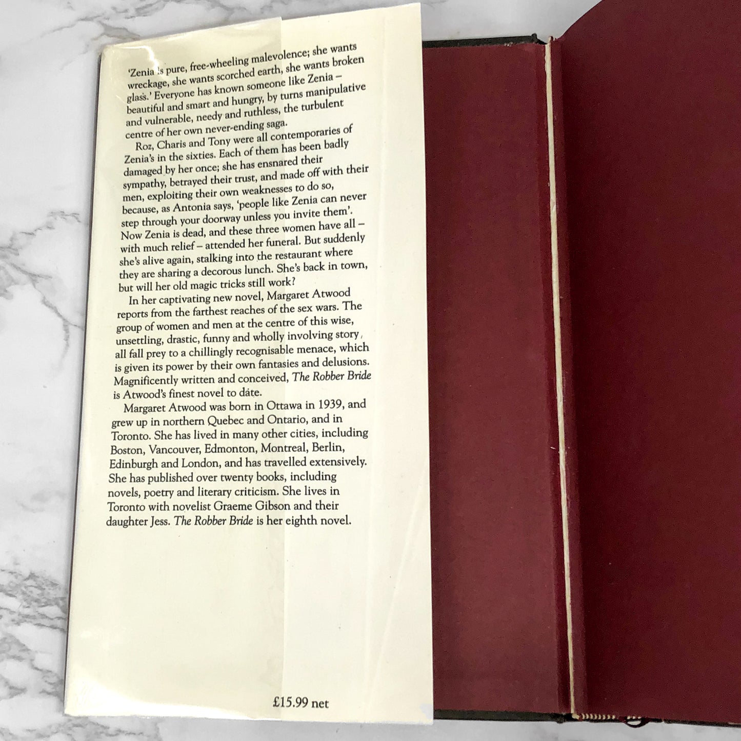 The Robber Bride by Margaret Atwood [U.K. FIRST EDITION / FIRST PRINTING] 1993