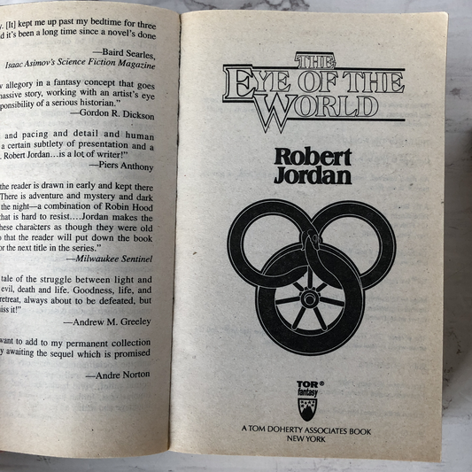 The Wheel of Time [BOOKS I-III] by Robert Jordan - Bookshop Apocalypse