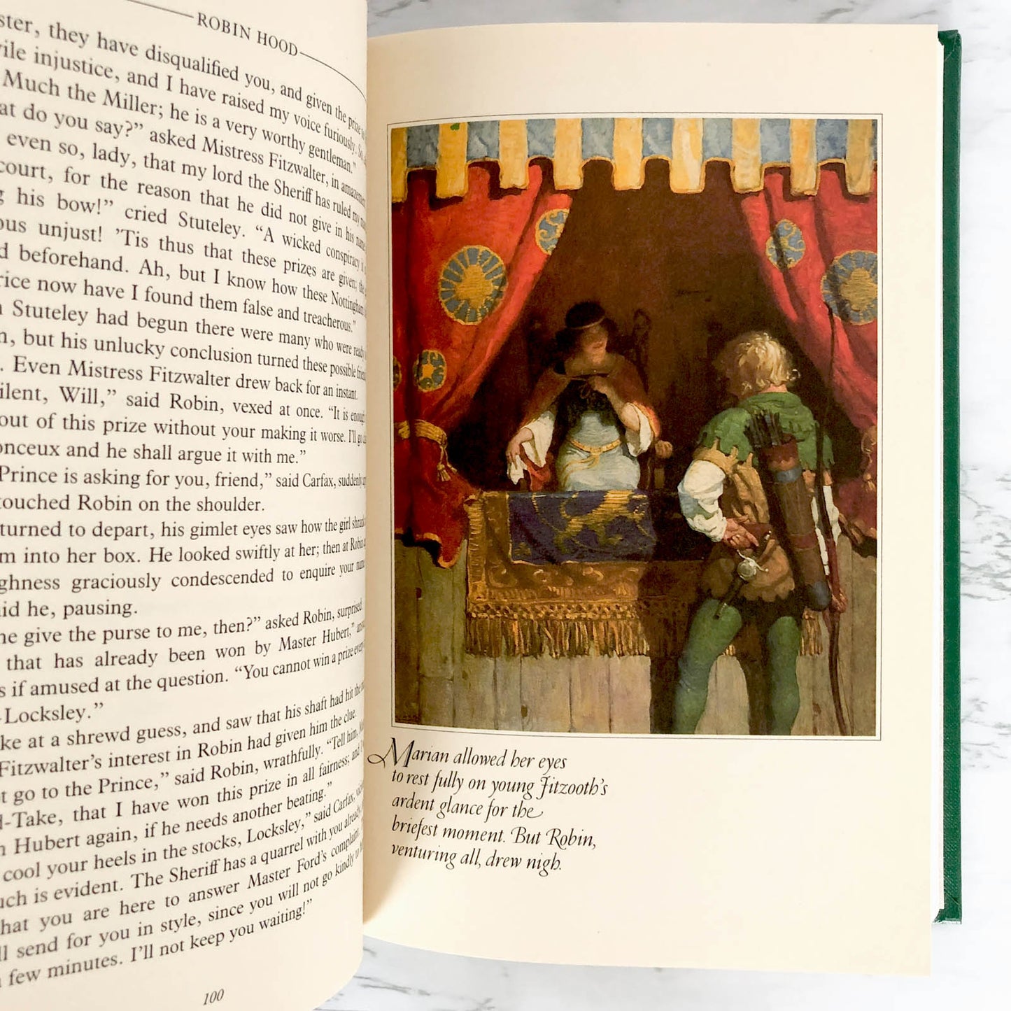 The Adventures of Robin Hood retold by Paul Creswick [ILLUSTRATED HARDCOVER / 1991]