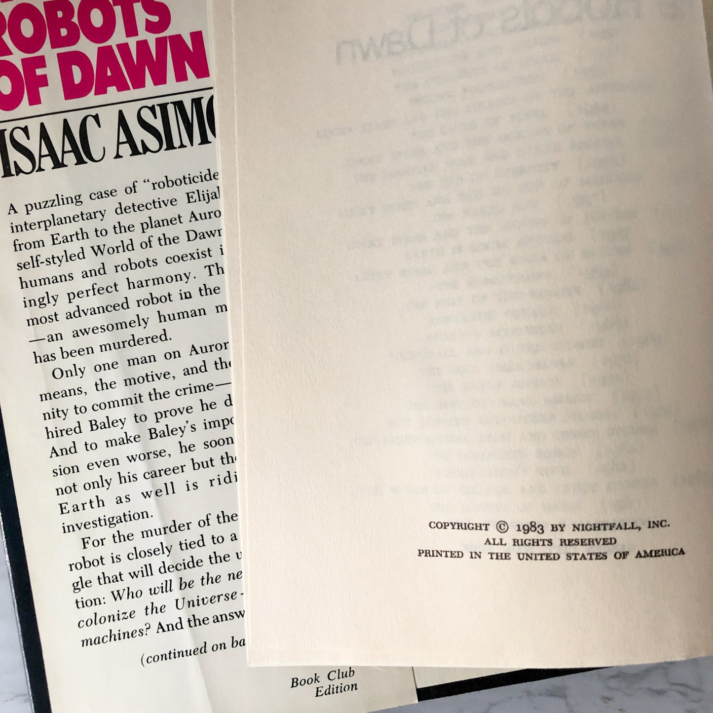 The Robots of Dawn by Isaac Asimov [BCE] - Bookshop Apocalypse