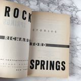 Rock Springs by Richard Ford - Bookshop Apocalypse