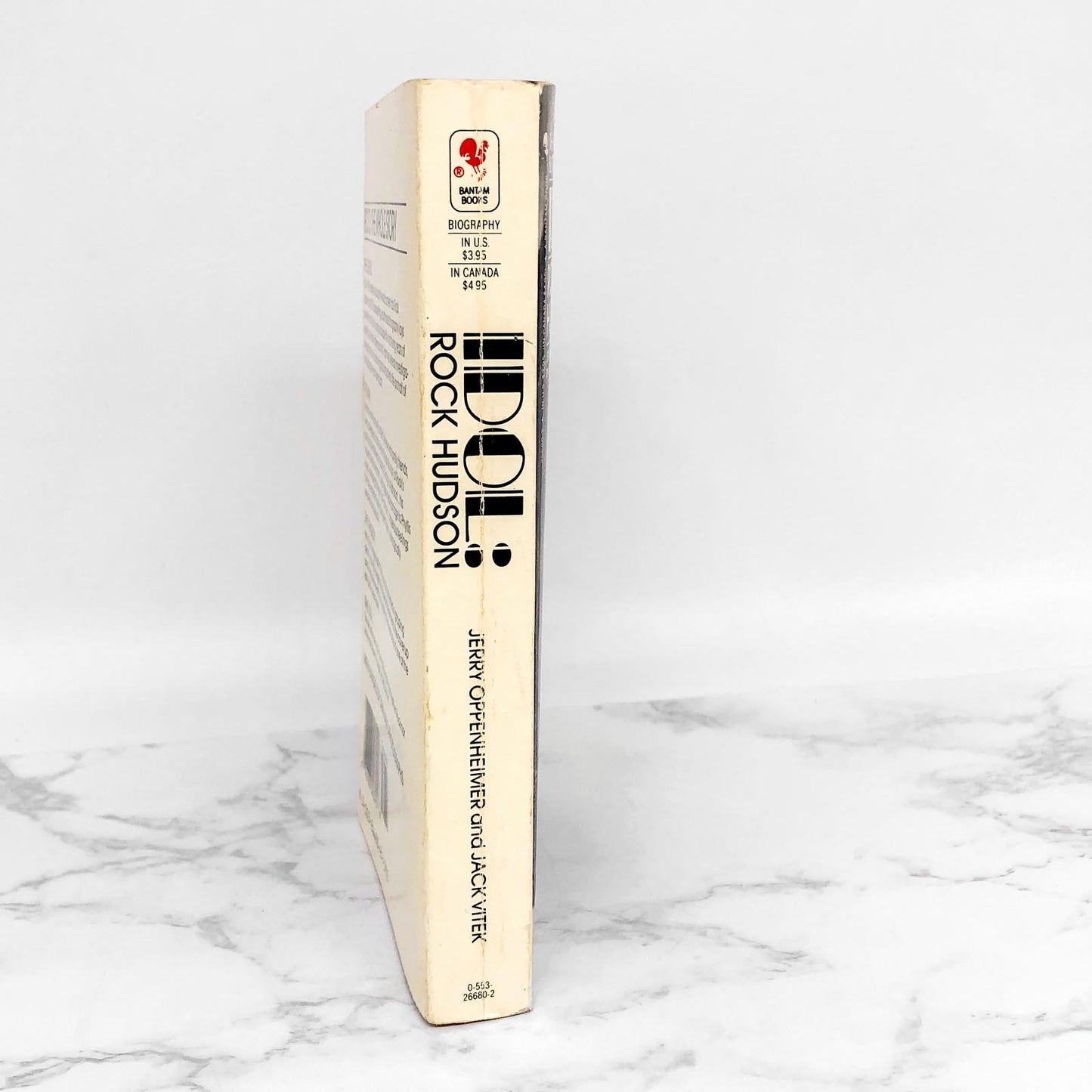 Idol: Rock Hudson & The Explosive Story He Could Never Tell by Jerry Oppenheimer [1987 PAPERBACK]