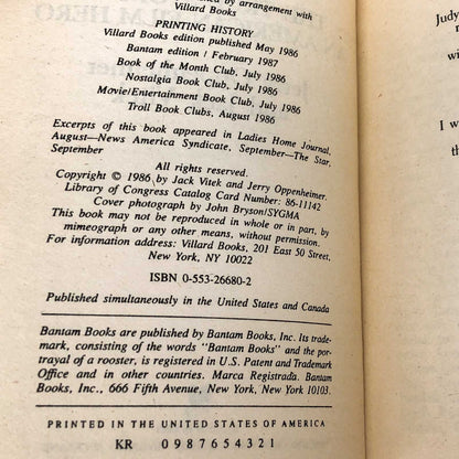 Idol: Rock Hudson & The Explosive Story He Could Never Tell by Jerry Oppenheimer [1987 PAPERBACK]