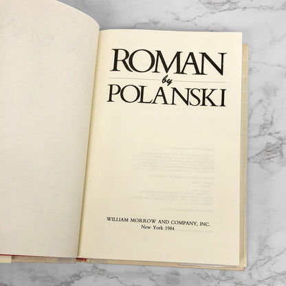 Roman by Roman Polanski [FIRST EDITION] 1984