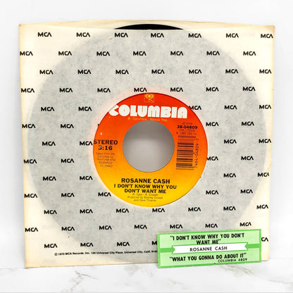 Rosanne Cash – I Don't Know Why You Don't Want Me [7" VINYL SINGLE] 1985 • Columbia