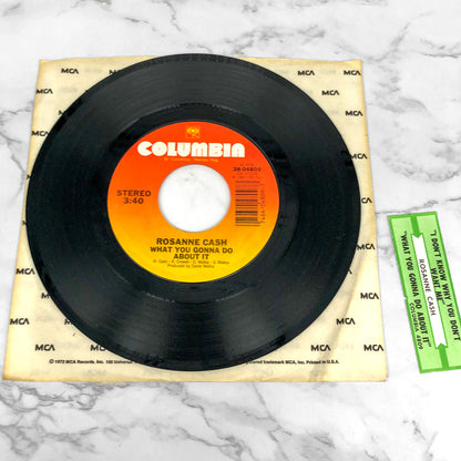 Rosanne Cash – I Don't Know Why You Don't Want Me [7" VINYL SINGLE] 1985 • Columbia
