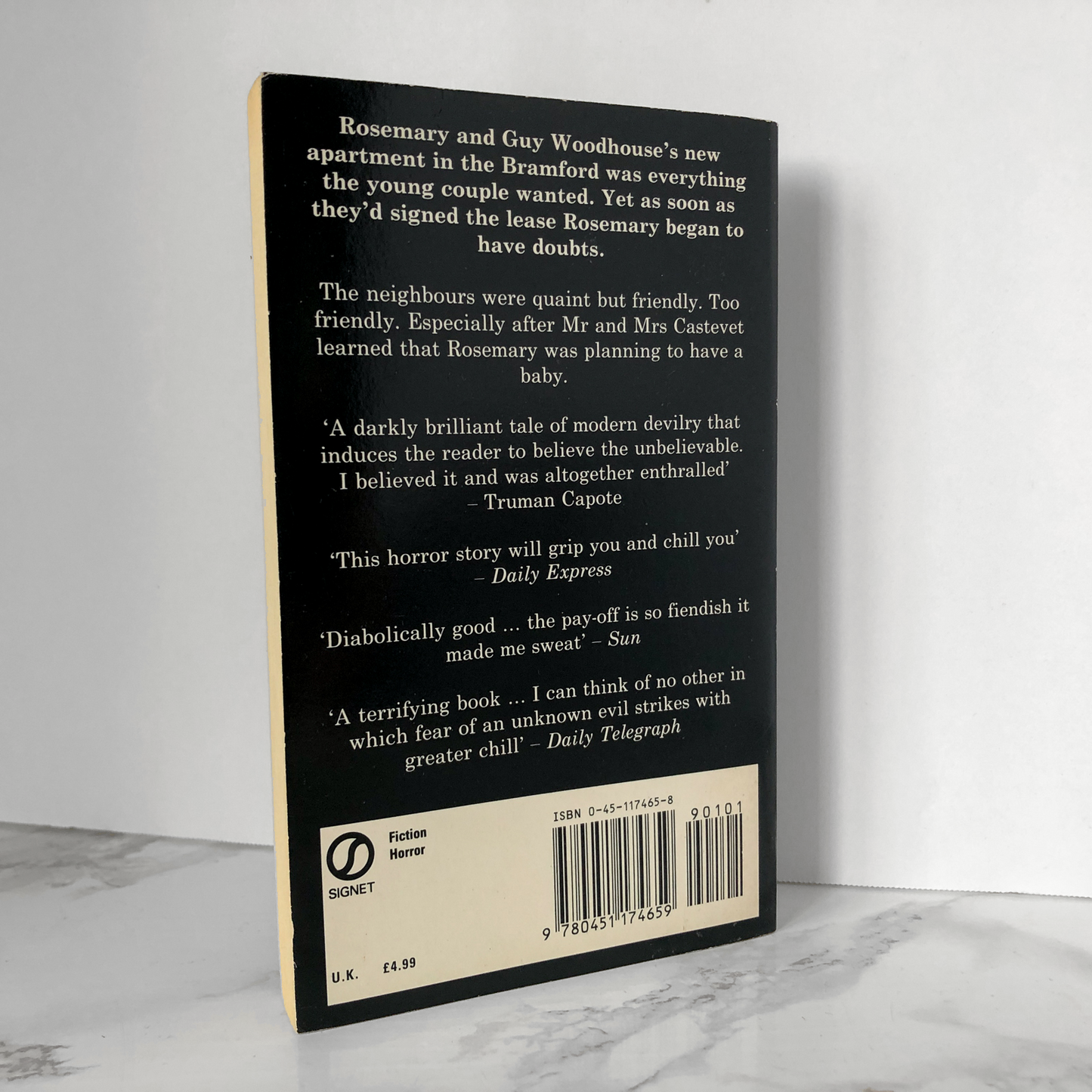 Rosemary's Baby by Ira Levin [1992 UK PAPERBACK] - Bookshop Apocalypse