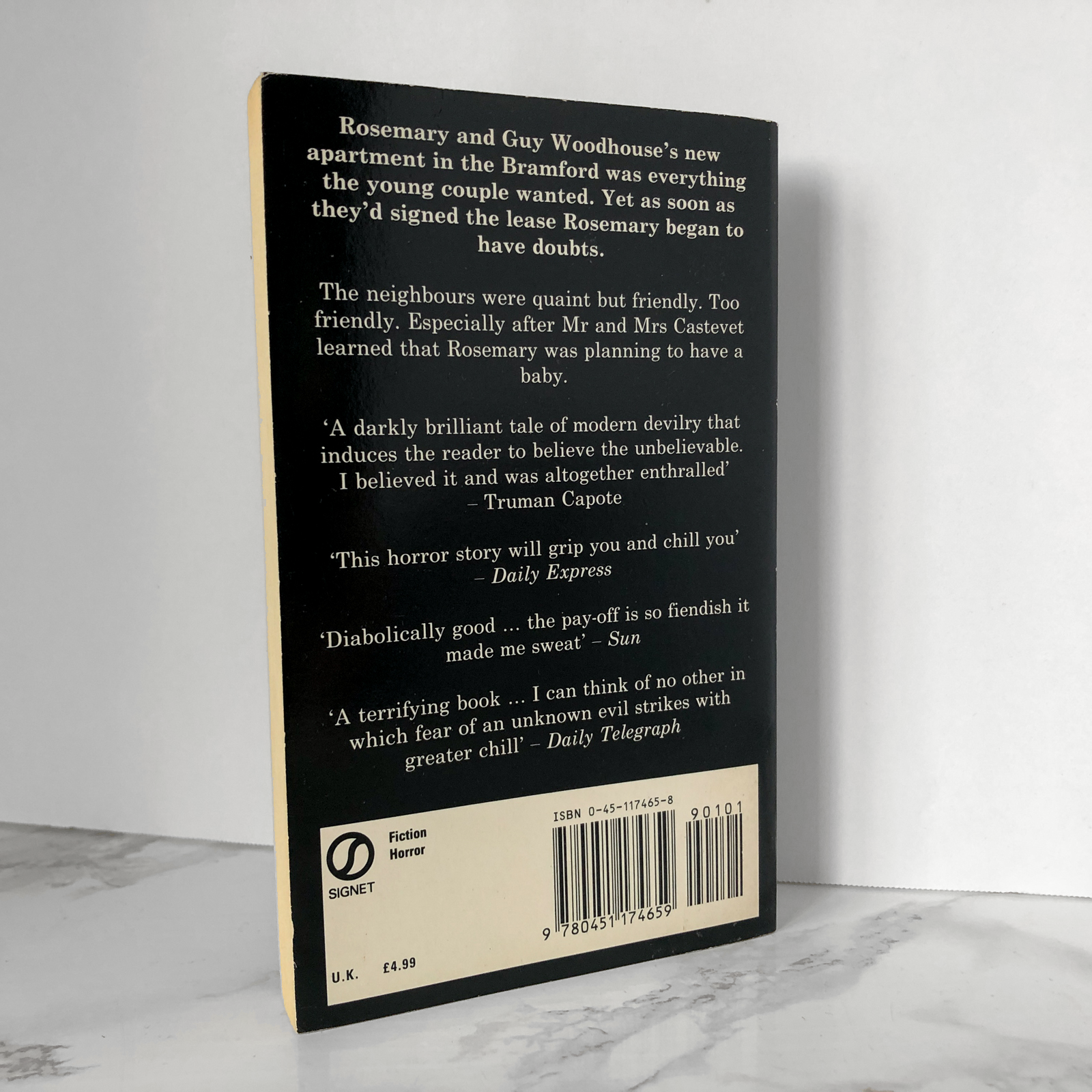 Rosemary's Baby by Ira Levin [1992 UK PAPERBACK] - Bookshop Apocalypse