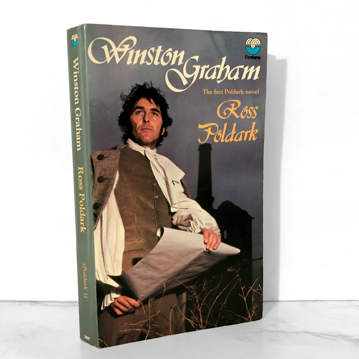 Ross Poldark by Winston Graham  [U.K. PAPERBACK] 1975 • Fonatana Books • Poldark #1