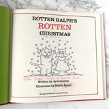 Rotten Ralph's Rotten Christmas by Jack Gantos SIGNED! [FIRST EDITION / 1984]