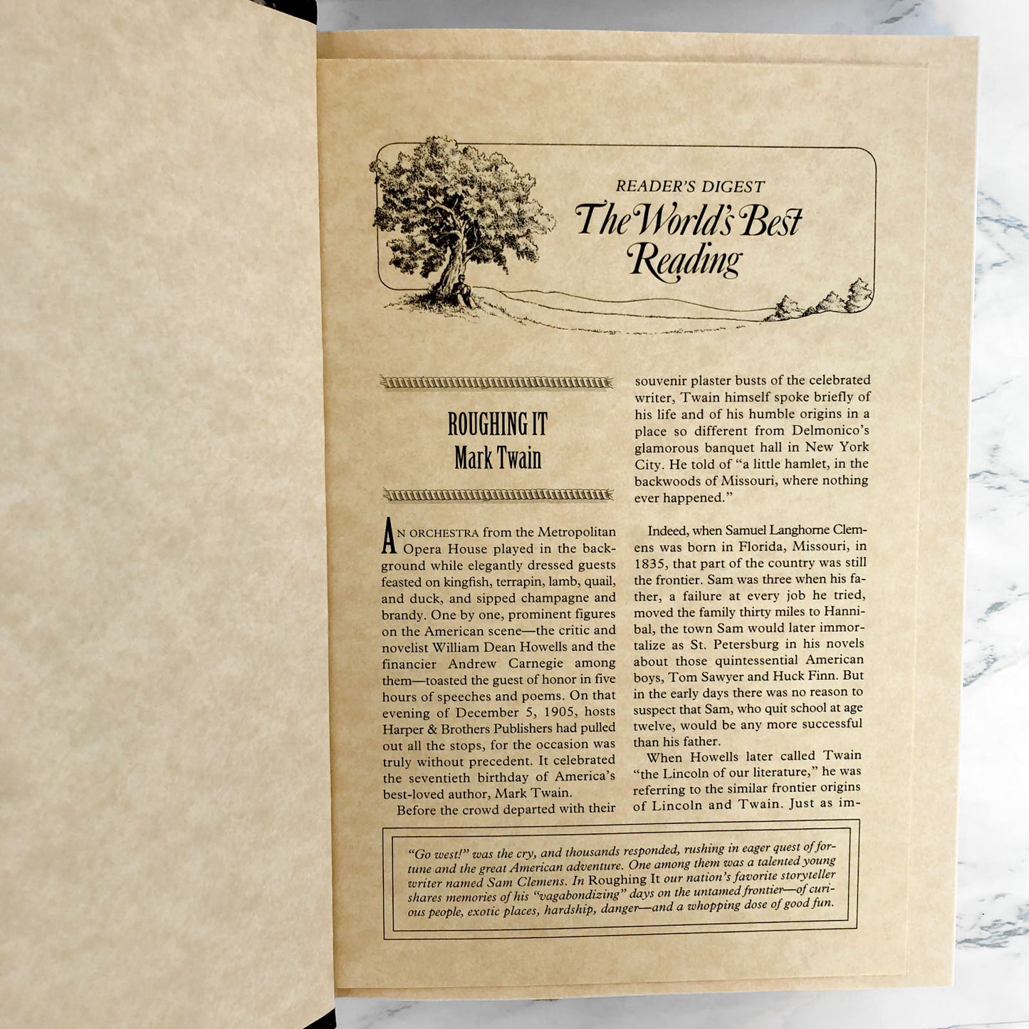 Roughing It by Mark Twain [ILLUSTRATED HARDCOVER / 1994]