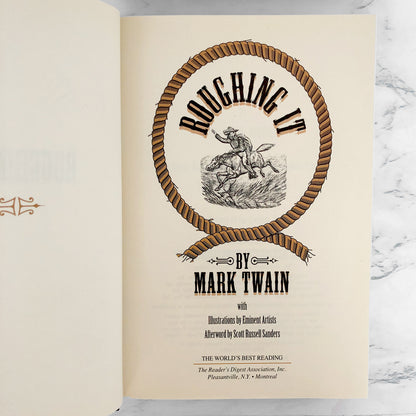Roughing It by Mark Twain [ILLUSTRATED HARDCOVER / 1994]