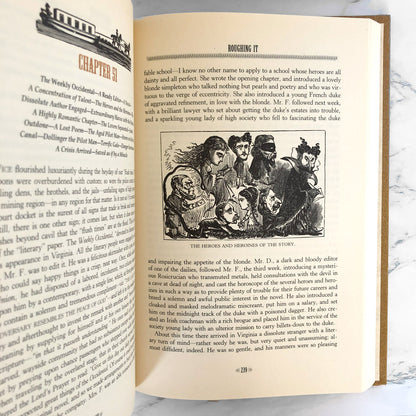 Roughing It by Mark Twain [ILLUSTRATED HARDCOVER / 1994]