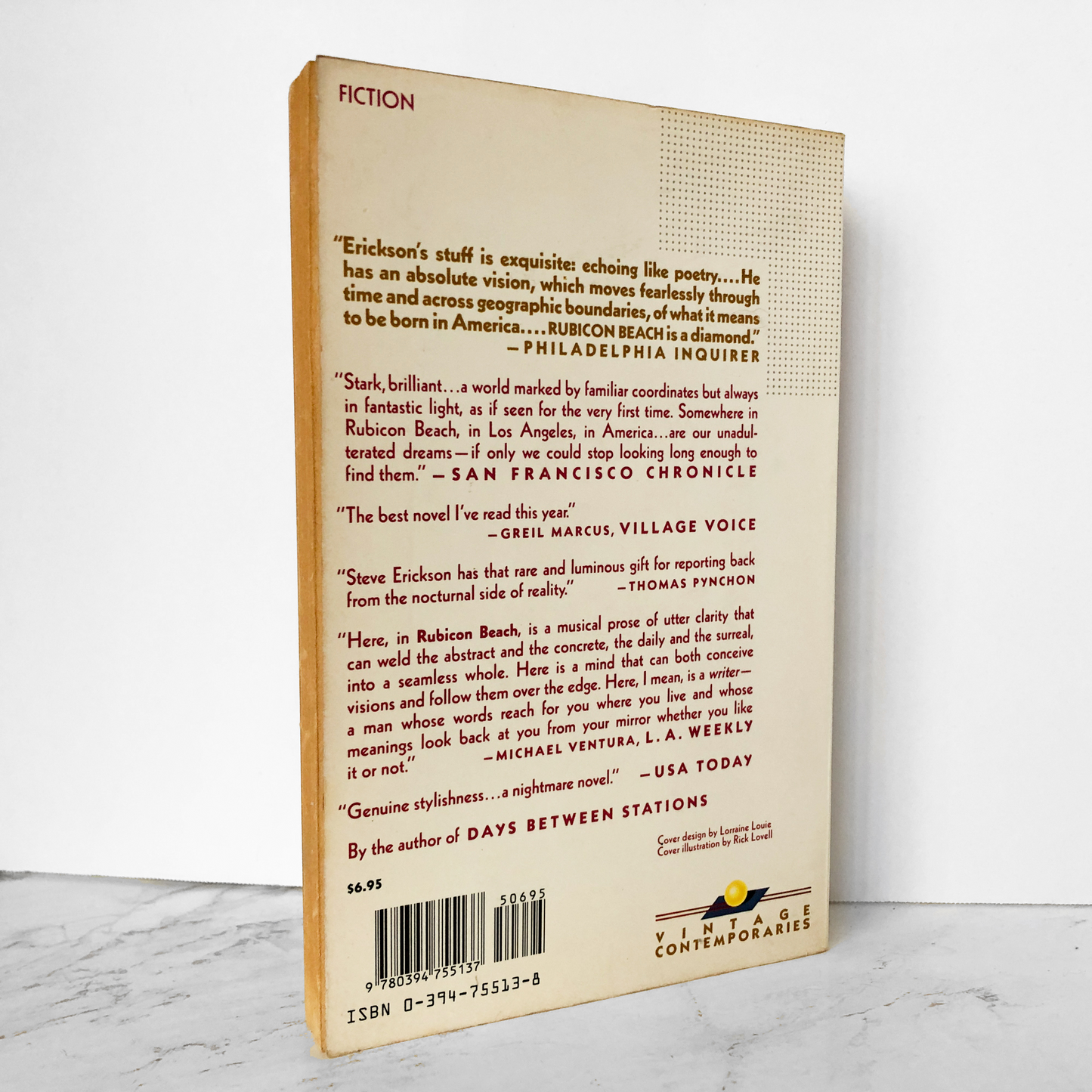 Rubicon Beach by Steve Erickson [FIRST PAPERBACK PRINTING] - Bookshop Apocalypse