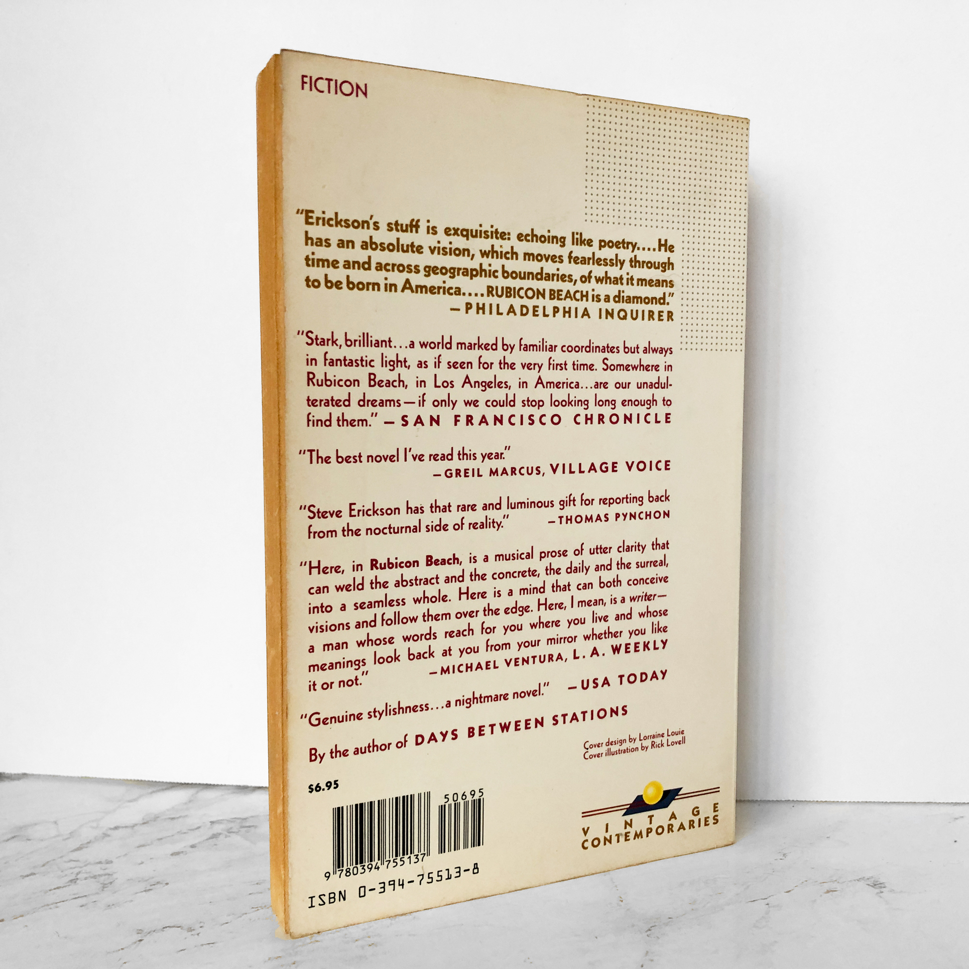 Rubicon Beach by Steve Erickson [FIRST PAPERBACK PRINTING] - Bookshop Apocalypse