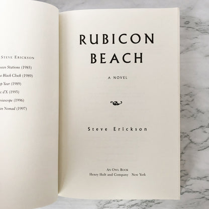 Rubicon Beach by Steve Erickson [TRADE PAPERBACK / 1997]