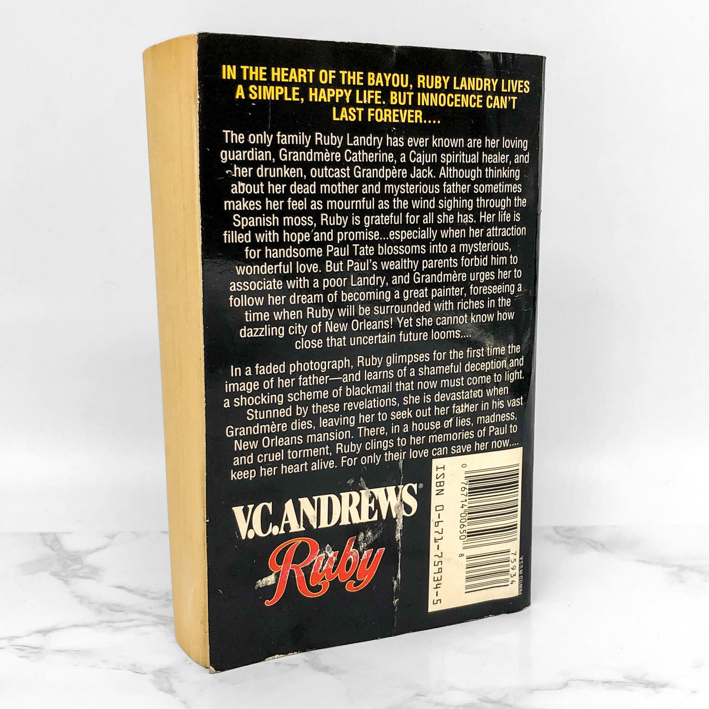 Ruby by V.C. Andrews [FIRST PAPERBACK PRINTING] 1994