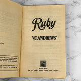 Ruby by V.C. Andrews [FIRST PAPERBACK PRINTING] 1994